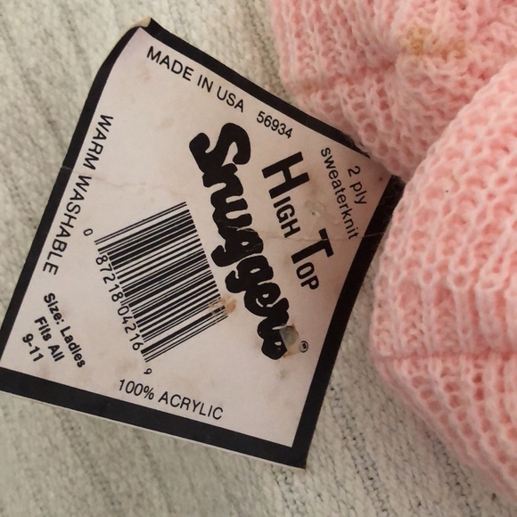 High top VTG cozy Snuggers acrylic 9-11 - Picture 4 of 5